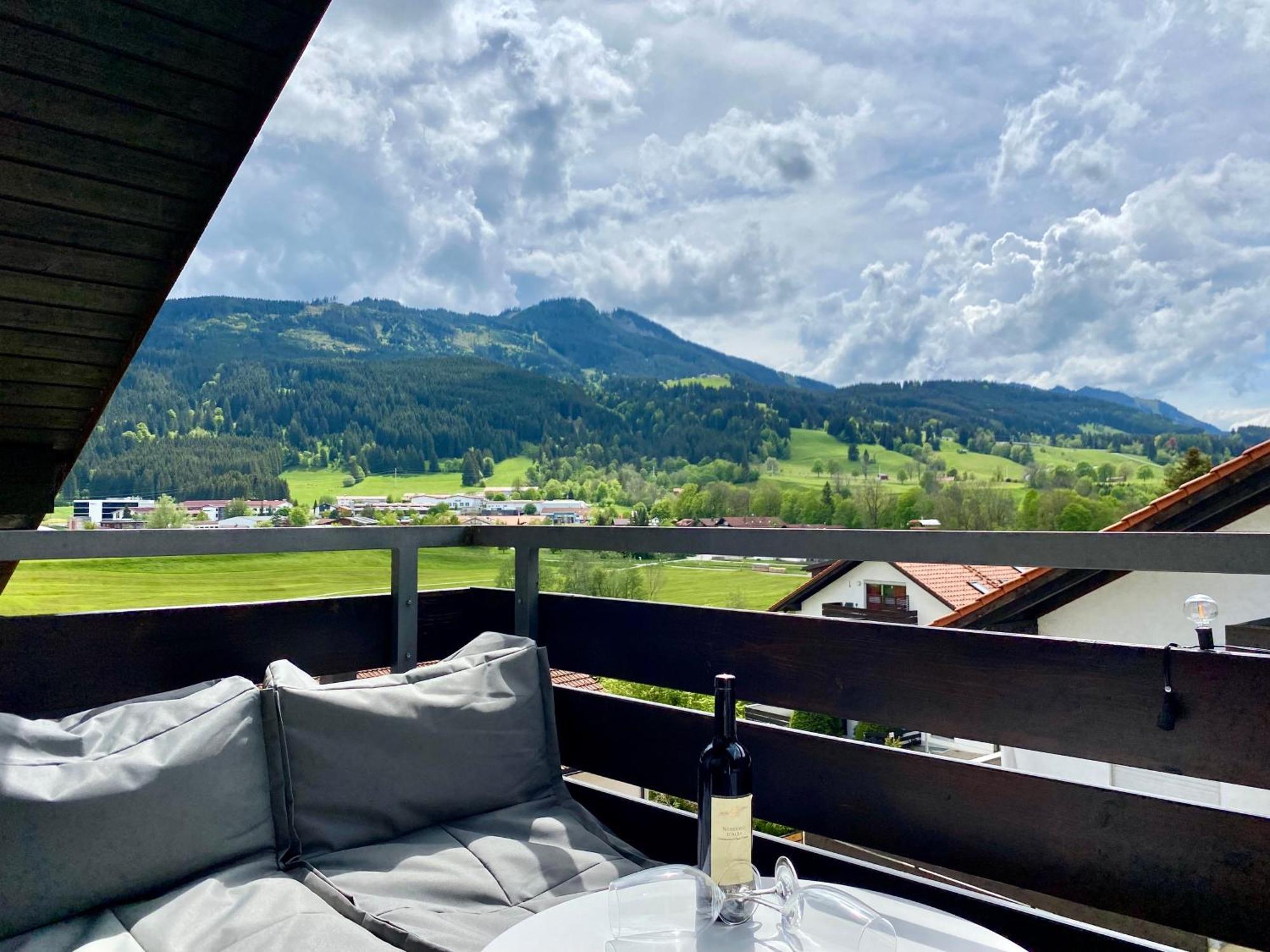 Best Butler Alpspitz Apartment Kueche Parken Balkon Nesselwang Bagian luar foto