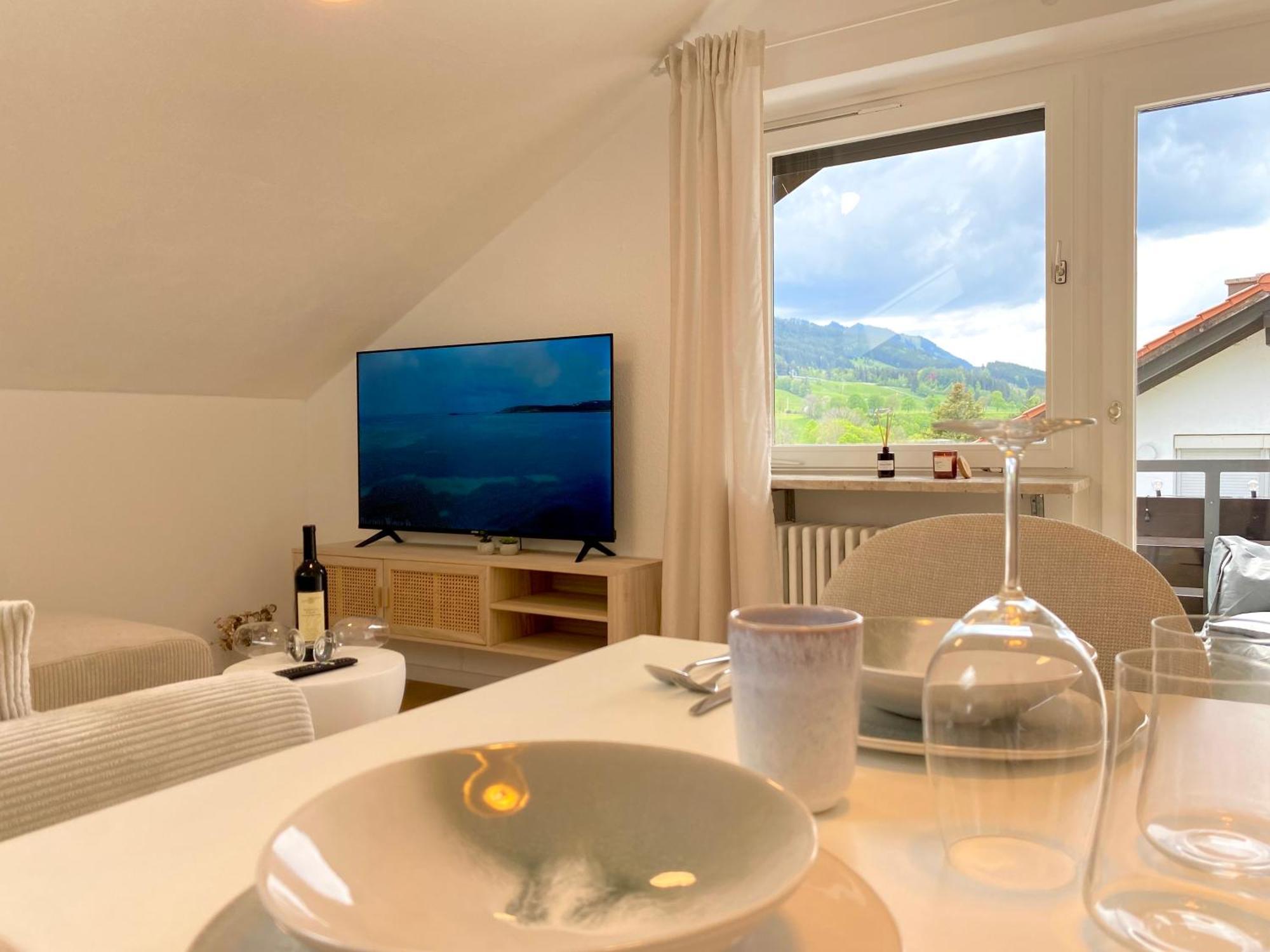 Best Butler Alpspitz Apartment Kueche Parken Balkon Nesselwang Bagian luar foto