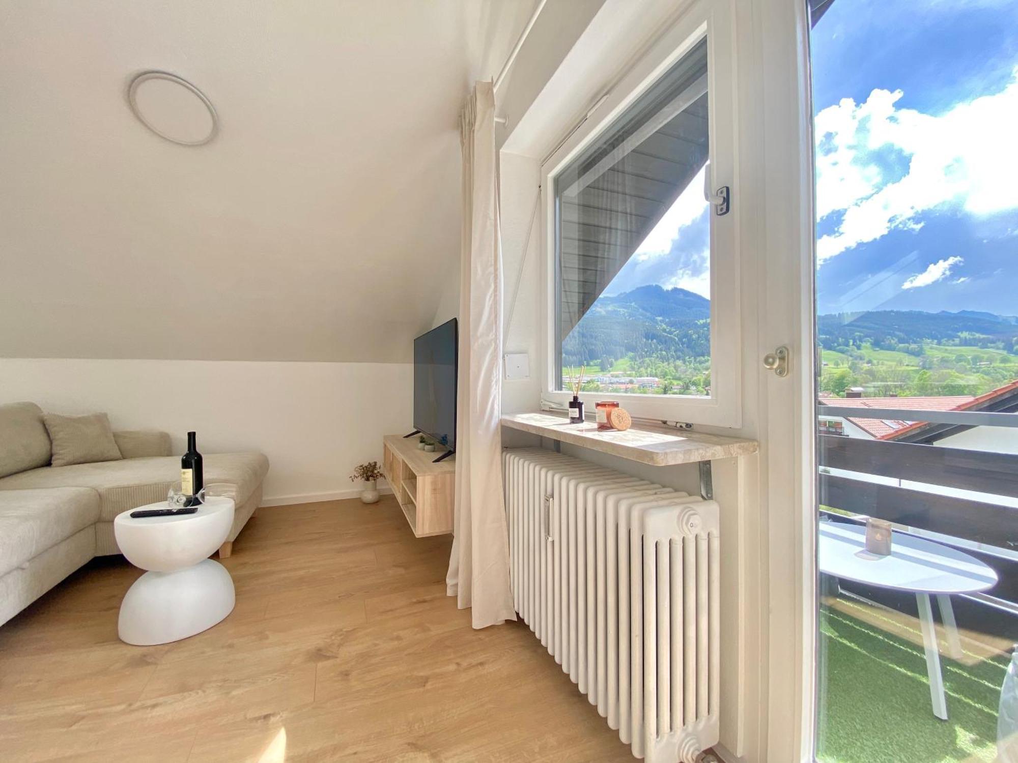Best Butler Alpspitz Apartment Kueche Parken Balkon Nesselwang Bagian luar foto
